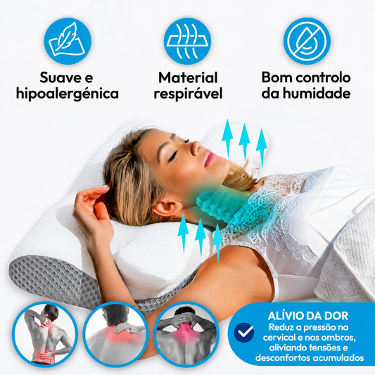 SomaiaSleep™ Almofada Cervical + Fronha Grátis