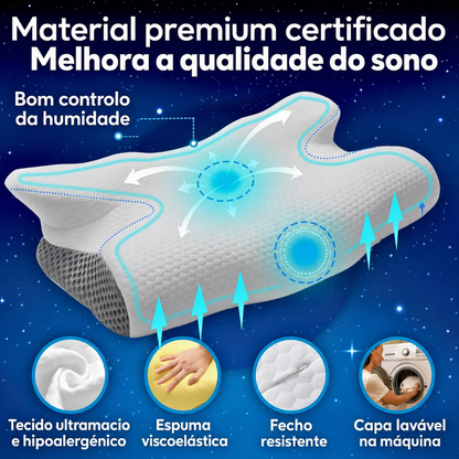 SomaiaSleep™ Almofada Cervical + Fronha Grátis