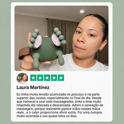 Somaia Massajador de Pescoço e Costas 4D