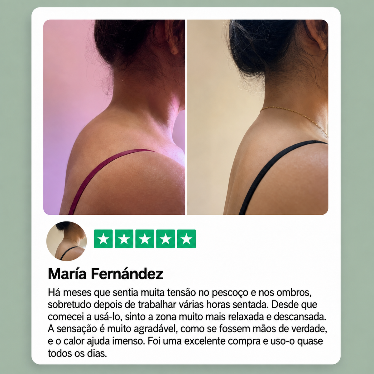 Somaia Massajador de Pescoço e Costas 4D